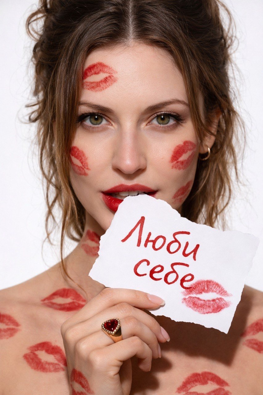 Юрист Анастасія Шеліхова з запискою «Люби себе» — розірвання шлюбу